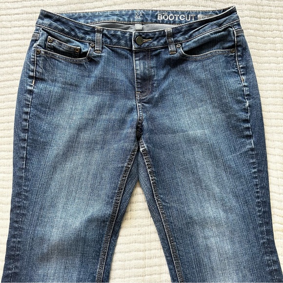 NY&C Bootcut Blue Jeans Low Rise Curvy Size 14 Petite. - Picture 5 of 8